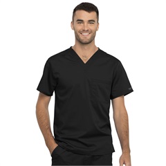 Unisex 1 Pocket Tuckable V-Neck Top